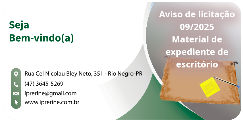 Aviso licitação 009-2025